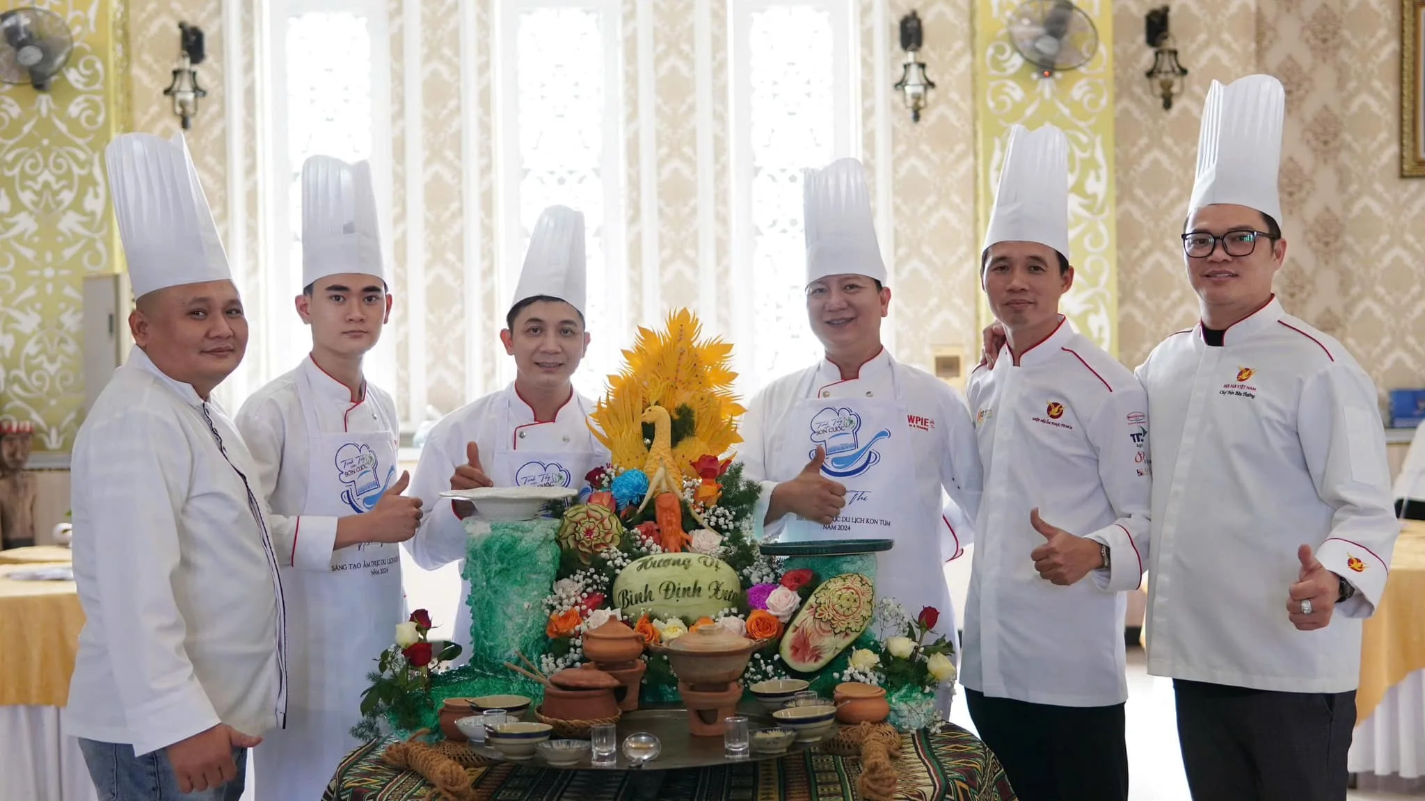 Đội Hương vị Bình Định xưa tại Hội thi Kon Tum 2024